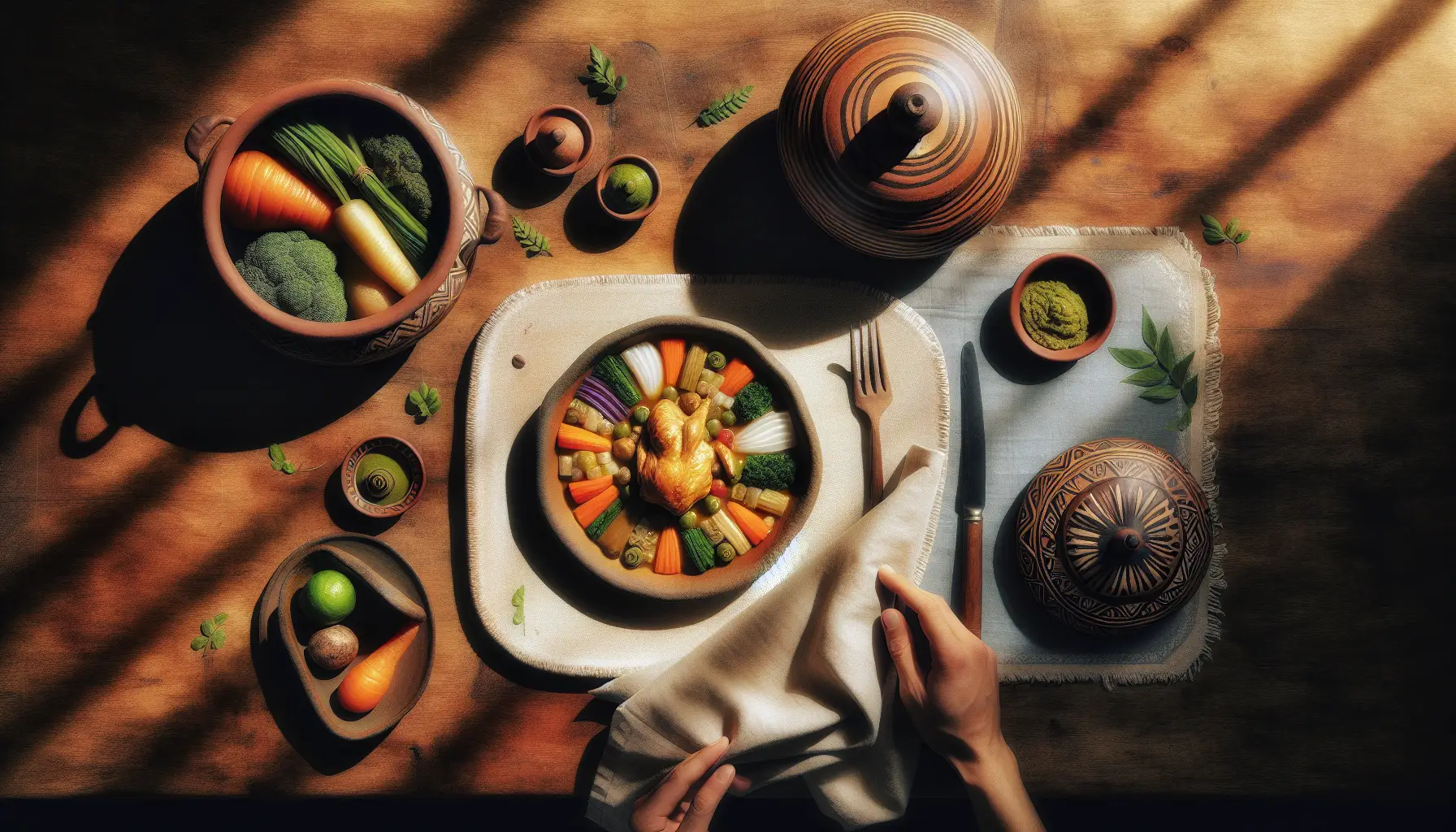 Traditional Peruvian Seco de Pollo (Chicken Stew) with Seasonal Vegetables plated